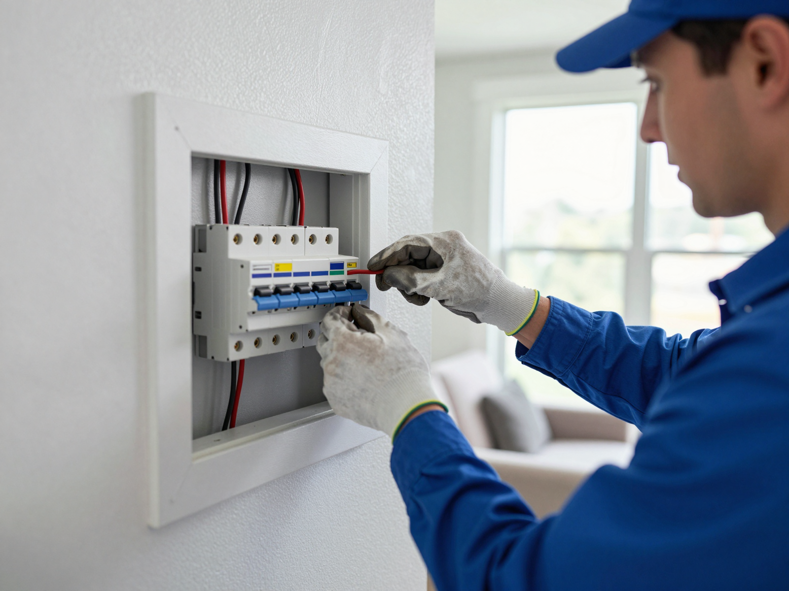 Residential electrical work installation